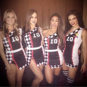 S/M Sexy Race Car Costume Dress F1 MotoGP NASCAR